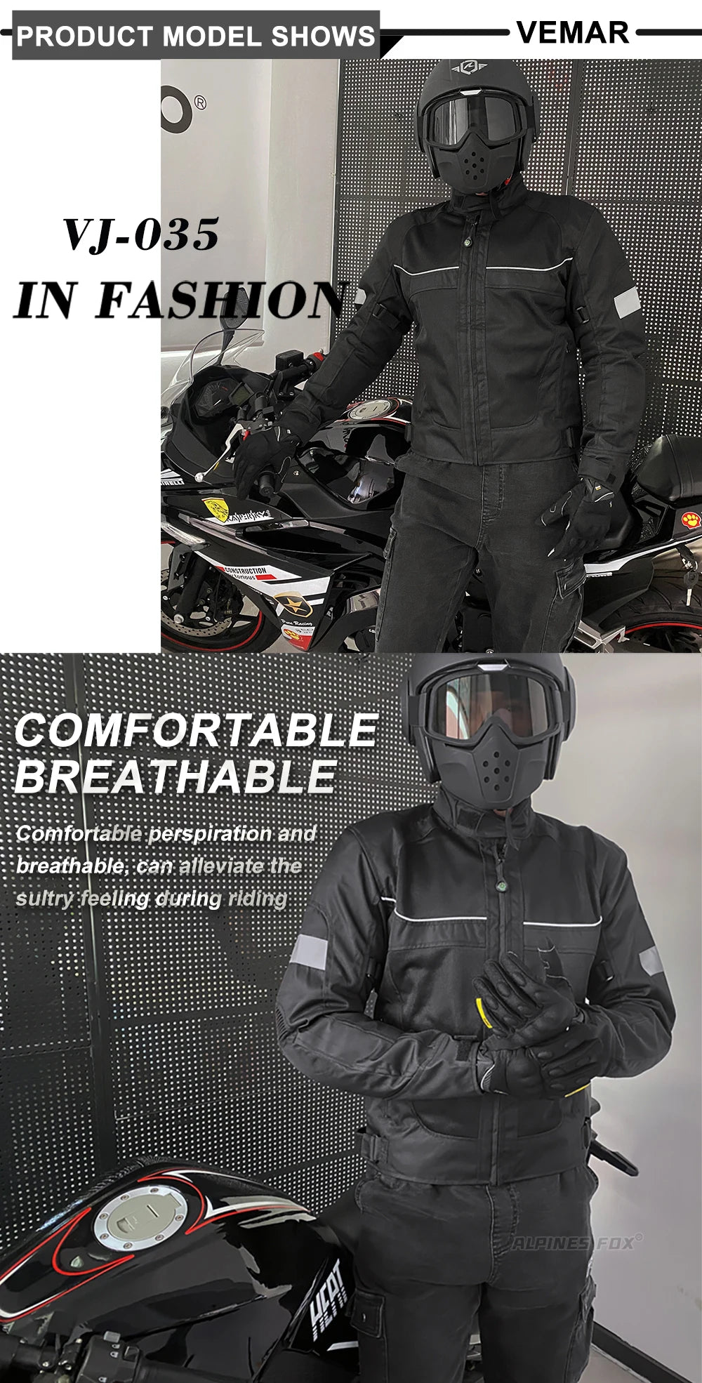 Vemar Summer Men Motorcycle Jacket Motocross Protective Gear Jacket Coat Male Racing Reflective Oxford Clothing Motorbike Jacket