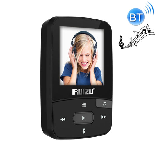 New Arrival Original RUIZU X50 Sport Bluetooth MP3 Player 8gb Clip Mini with Screen Support FM,Recording,E-Book,Clock,Pedometer, 8GB