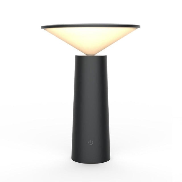 Simple and Warm Bedroom Creative Home Hotel Study Bedside Lamp, Black, White