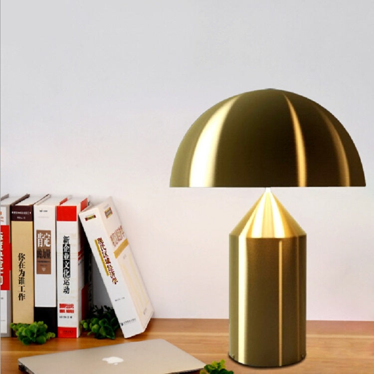 E14 LED Metal Mushroom Table Lamp Bedroom Decorative Table Lamp EU Plug, S Black, L Black, S White, L White, S Gold, L Gold