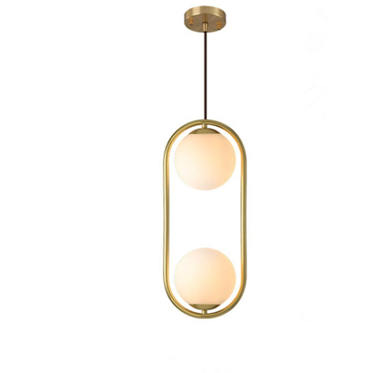 Restaurant Chandelier Single Head Creative Personality Simple Modern Copper Lamp, without Light Source  Round A1, with 5W Warm Light  Round A1, with 5W White Light  Round A1, with 5W Neutral Light  Round A1, with 5W Three-Color Light  Round A1���������...