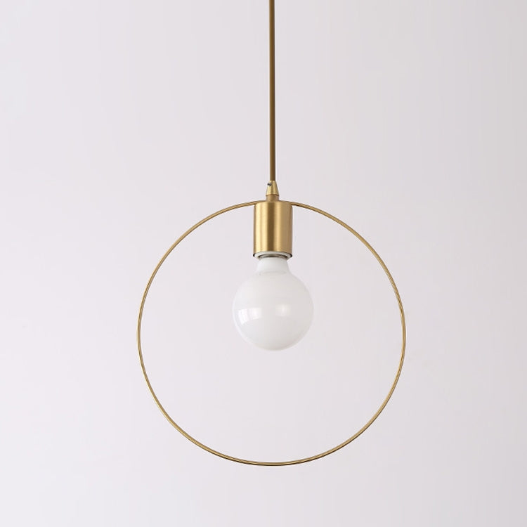 Simple Modern Aisle Copper Lamp, without Light Source, with 5W Warm White Light, with 5W White Light, with 5W Three-color Light