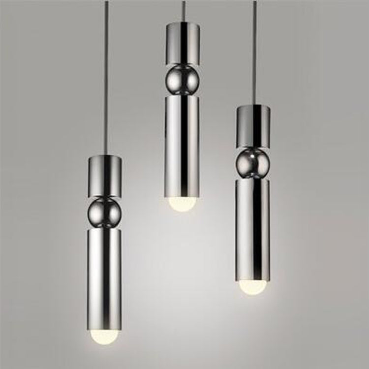 Bar Counter Modern Restaurant Bedroom Bedside Creative Personality Simple Small Chandelier, Single Head Black, Single Head Brass, Single Head Silver, Three-head Combination Black, Three-head Combination Brass, Three-head Combination Sliver