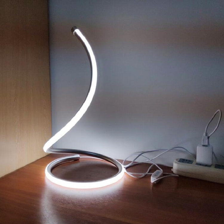 LED Spiral Table Lamp Home Living Room Bedroom Decoration Lighting Bedside Light, EU Plug, US Plug, UK Plug, AU Plug, Without Plug