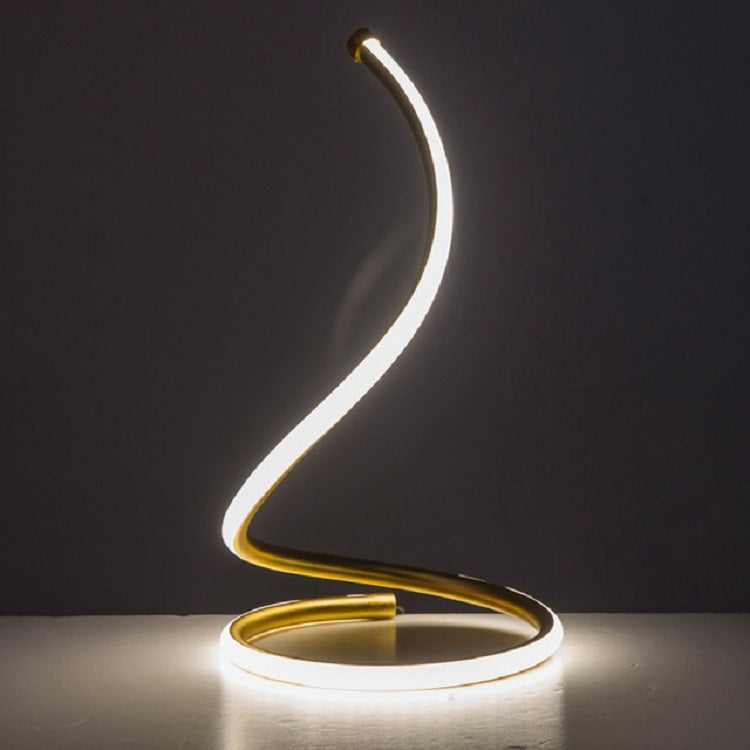 LED Spiral Table Lamp Home Living Room Bedroom Decoration Lighting Bedside Light, EU Plug, US Plug, UK Plug, AU Plug, Without Plug