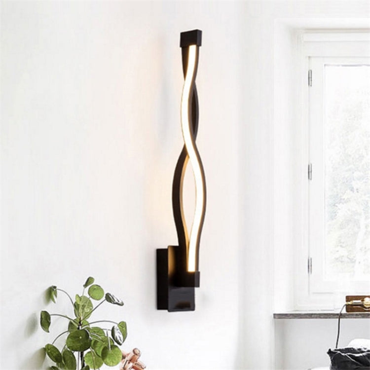 Simple Led Aisle Bedroom Bedside Wall Lamp, White, Black