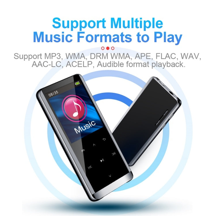 M13 High-Definition Noise Reduction Recorder Music MP4 Player, Support Recording / E-Book / TF Card, With Bluetooth (Black) 4GB, With Bluetooth (Black) 8GB, With Bluetooth (Black) 16GB, With Bluetooth (Black) 32GB, Without Bluetooth(Black) 4GB���������...