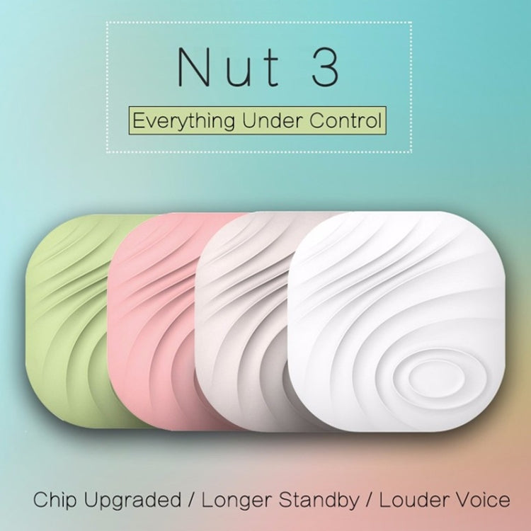 NUT F7X Smart Anti-Lost Device Bluetooth Two-Way Alarm Mobile Phone Key Wallet Anti-Lost Device, White, Gray, Pink, Green