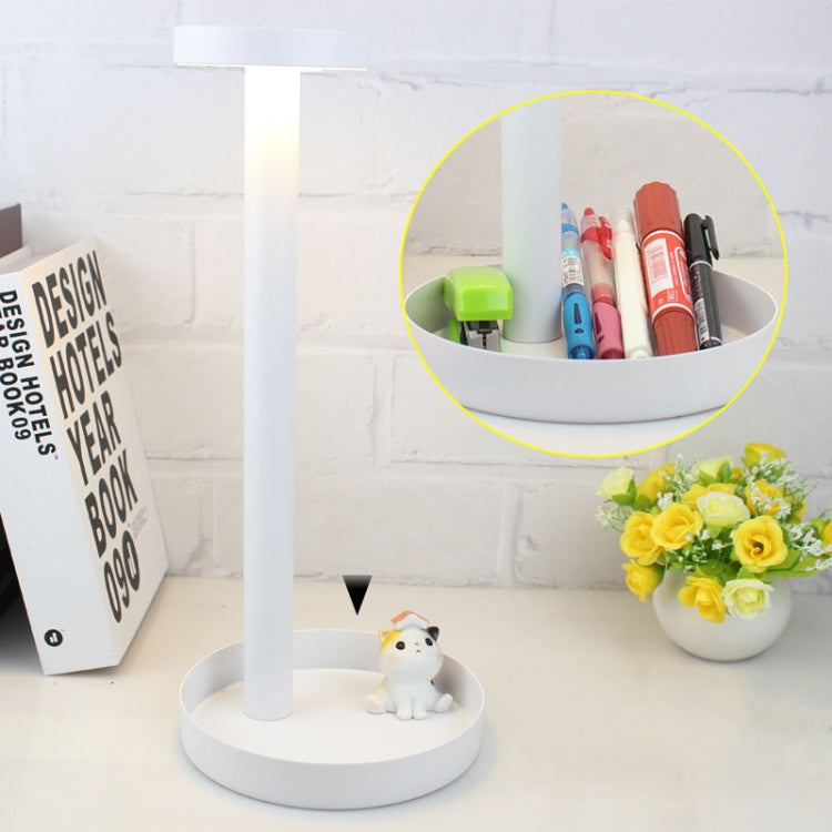 BC965 Student Eye Protection USB Waterproof LED Table Lamp Bedside Bar Table Lamp, Black, White, White Storage, Yellow Marble Pattern, Ink Marble Pattern