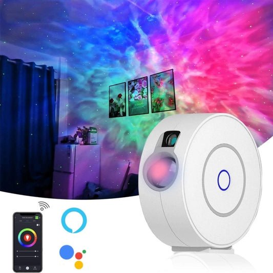 SK20 Laser Full Star Night Lamp LED Starry Lamp APP Graffiti Intelligent Control Laser Projector Lamp, USB, 5W