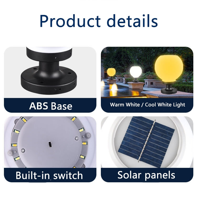 Outdoor Solar Garden Lamp Home Door Stamp Headlights Villa Peripheral Wall Waterproof  Lamp, DC-832