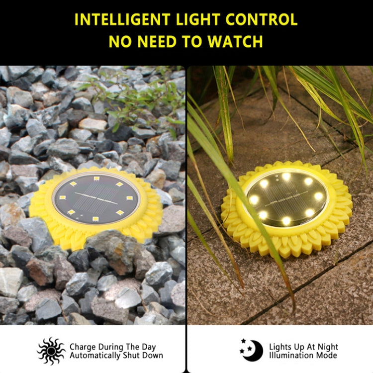 2 PCS 8 LEDs Solar Petals Buried Lamp Waterproof Garden Lawn Light, Specification:, Purple Lily (White Light), Purple Lily (Warm Light), Purple Lily (Colorful Light), Red Rose (White Light), Red Rose (Warm Light), Red Rose (Colorful Light)�������������...