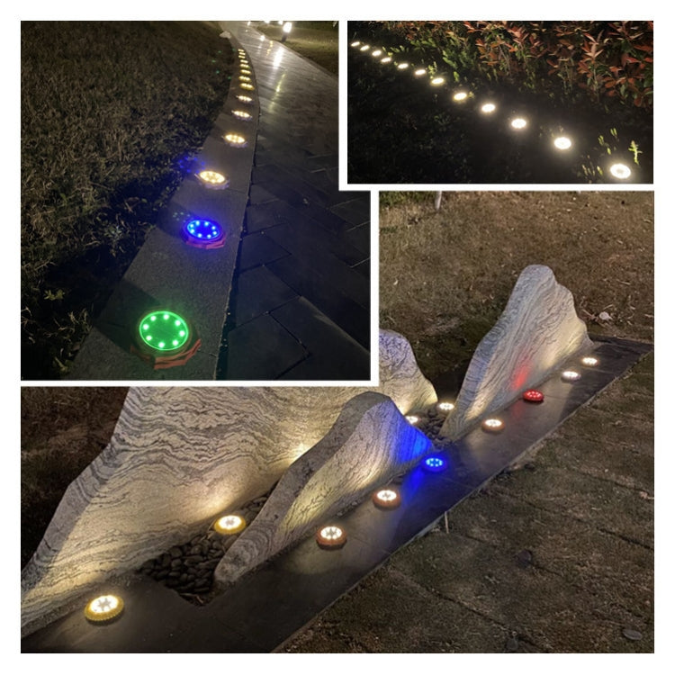2 PCS 8 LEDs Solar Petals Buried Lamp Waterproof Garden Lawn Light, Specification:, Purple Lily (White Light), Purple Lily (Warm Light), Purple Lily (Colorful Light), Red Rose (White Light), Red Rose (Warm Light), Red Rose (Colorful Light)�������������...