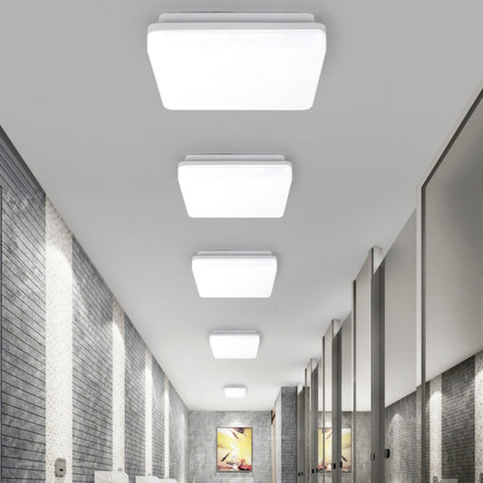 LED Ceiling Lamp Waterproof Moisture-Proof Dustproof Supply Light Bathroom Balcony Lamp, 230mm 18W, 280mm 24W, 330mm 36W
