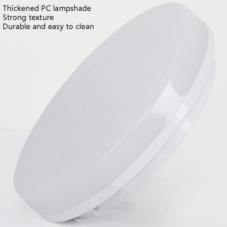 LED Ceiling Lamp Waterproof Moisture-Proof Dustproof Supply Light Bathroom Balcony Lamp, 230mm 18W, 280mm 24W, 330mm 36W