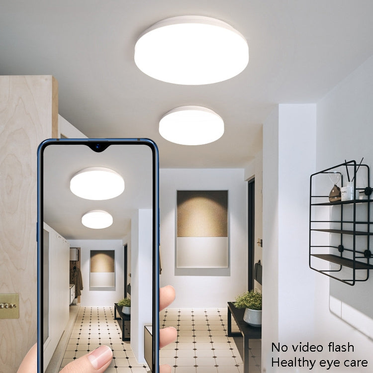 LED Ceiling Lamp Waterproof Moisture-Proof Dustproof Supply Light Bathroom Balcony Lamp, 230mm 18W, 280mm 24W, 330mm 36W