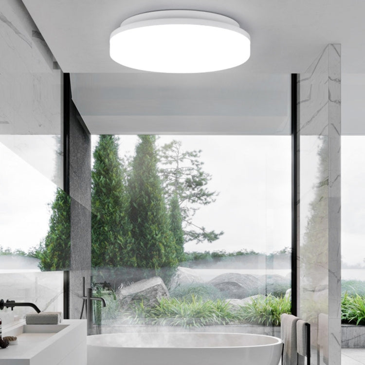 LED Ceiling Lamp Waterproof Moisture-Proof Dustproof Supply Light Bathroom Balcony Lamp, 230mm 18W, 280mm 24W, 330mm 36W