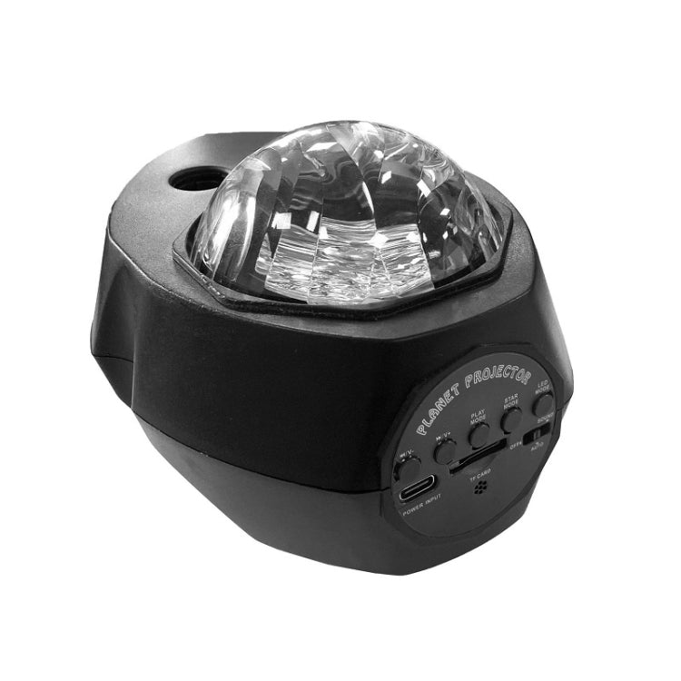 Planetary LED Aurora Bluetooth Projection Lights Remote Music Laser Lamp, 8W Black