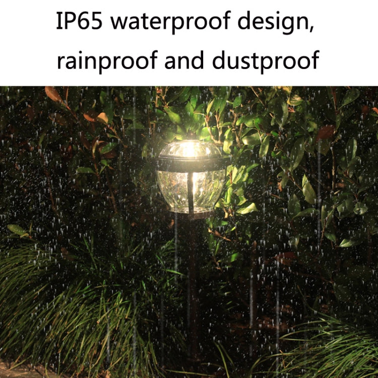 2 LED Solar Waterproof Outdoor Garden Light, Style:, White Light-Lawn Lamp, Warm Light-Lawn Lamp, White Light-Column Cap