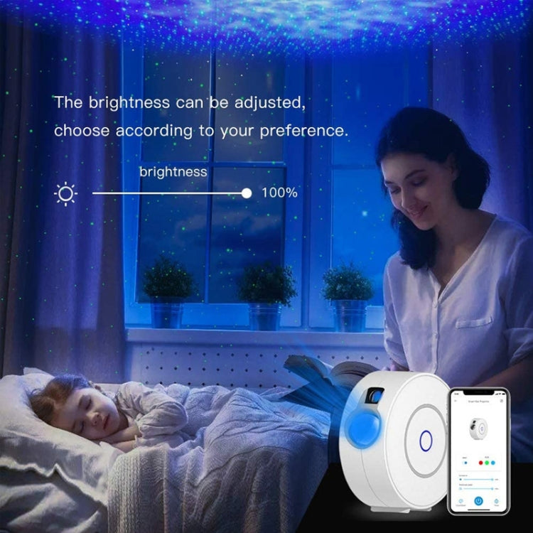 WiFi Graffiti Smart Circular Star Projection Light Home Theater Atmosphere Light, EU Plug, US Plug, UK Plug, AU Plug