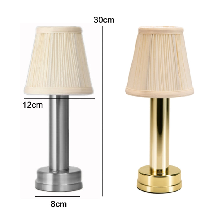 USB Charging Ambience Light LED Bedside Small Night Light, Silver, Golden