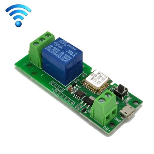 2pcs Sonoff Single Channel WiFi Wireless Remote Timing Smart Switch Relay Module Works, 5V, 12V