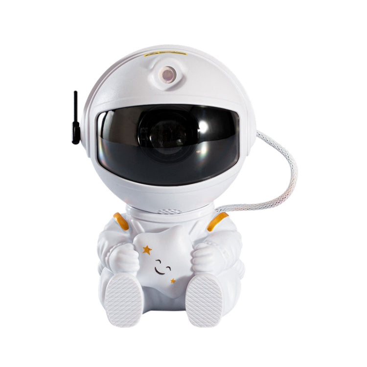 USB Astronaut Shape Colorful LED Laser Star Projection Light