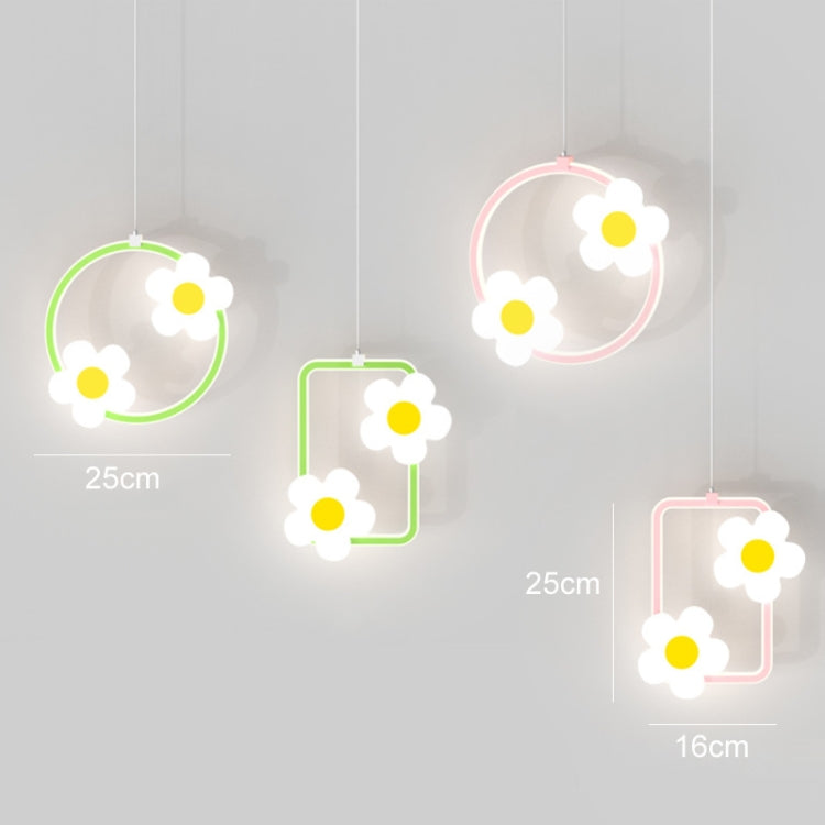 Children Room Bedside Warm Sunflower Chandelier, Round Green Warm Light, Round Green White Light, Round Green 3 Color Dimmer, Round Pink Warm Light, Round Pink White Light, Round Pink 3 Color Dimmer, Square Green Warm Light, Square Green White Light���...