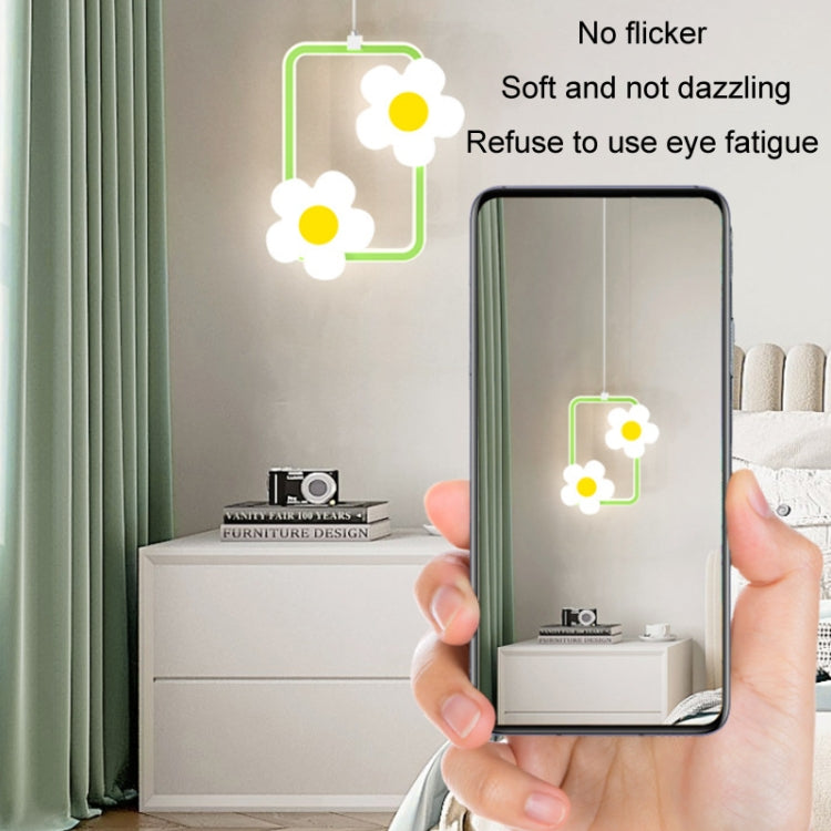 Children Room Bedside Warm Sunflower Chandelier, Round Green Warm Light, Round Green White Light, Round Green 3 Color Dimmer, Round Pink Warm Light, Round Pink White Light, Round Pink 3 Color Dimmer, Square Green Warm Light, Square Green White Light���...
