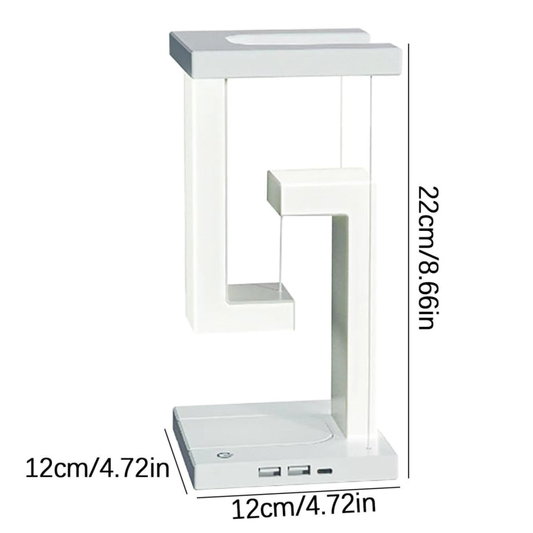 Suspended Anti-Gravity Table Lamp LED Light Home Decoration, Wireless Charging Model, Basic Model