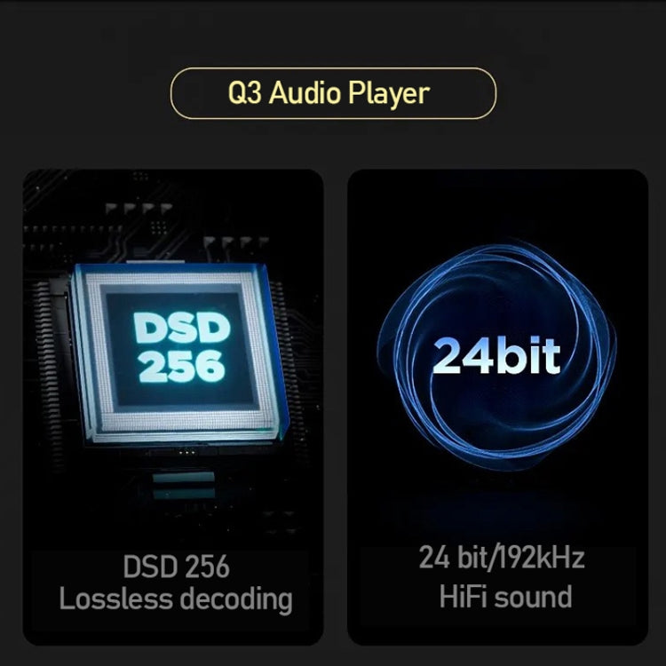 HiFi Lossless Music Player Mastering DSD256 Hard Decoding MP3, Q3