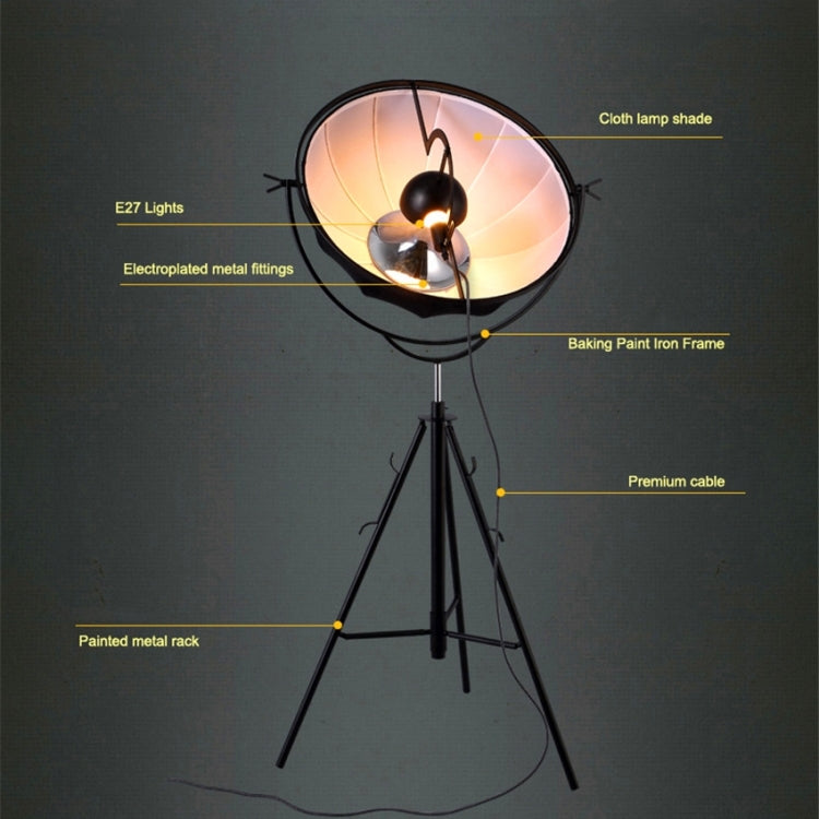 Satellite Studio Tripod Floor Lamp Living Room Bedroom , CN Plug, S, L