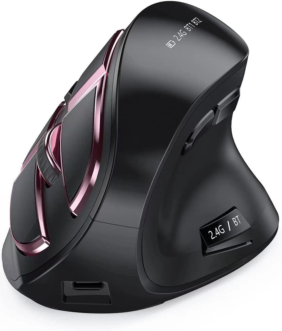 Bluetooth Vertical Mouse Wireless USB24 Three-mode Charging